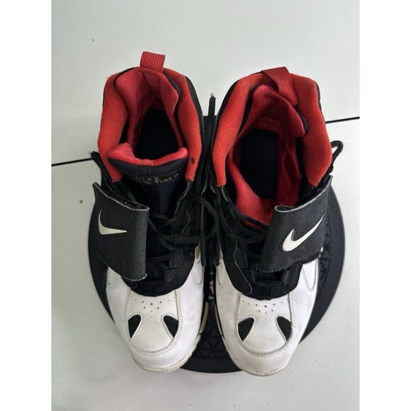 Nike Air Diamond Turf 2 Black White Gold 487658-070 Sz 9.5 - Picture 2 of 9